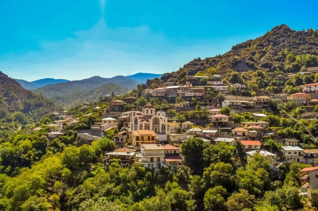 Photo de la région de Troodos à Chypre